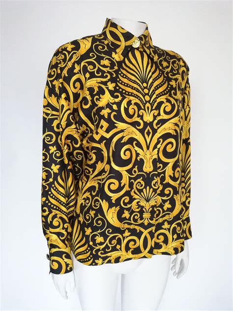 buy vintage versace shirt|vintage gianni Versace label.